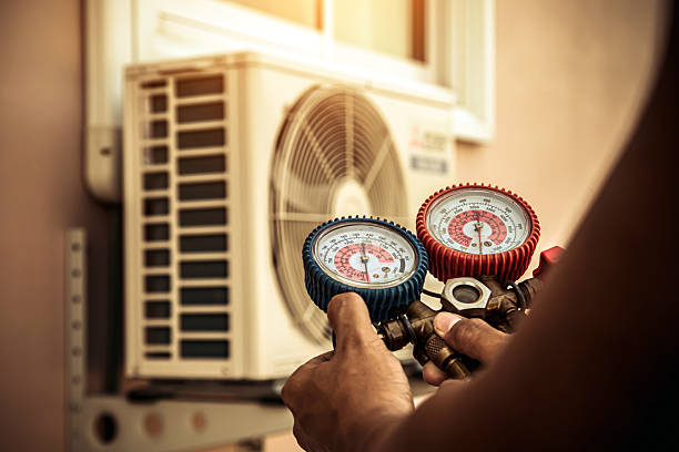 Professional Ac Installation technician working in Burlington, ND